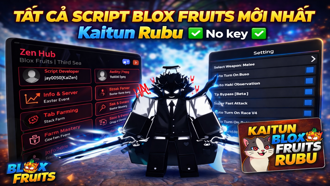 SCRIPT BLOX FRUITS - KAITUN RUBU HUB