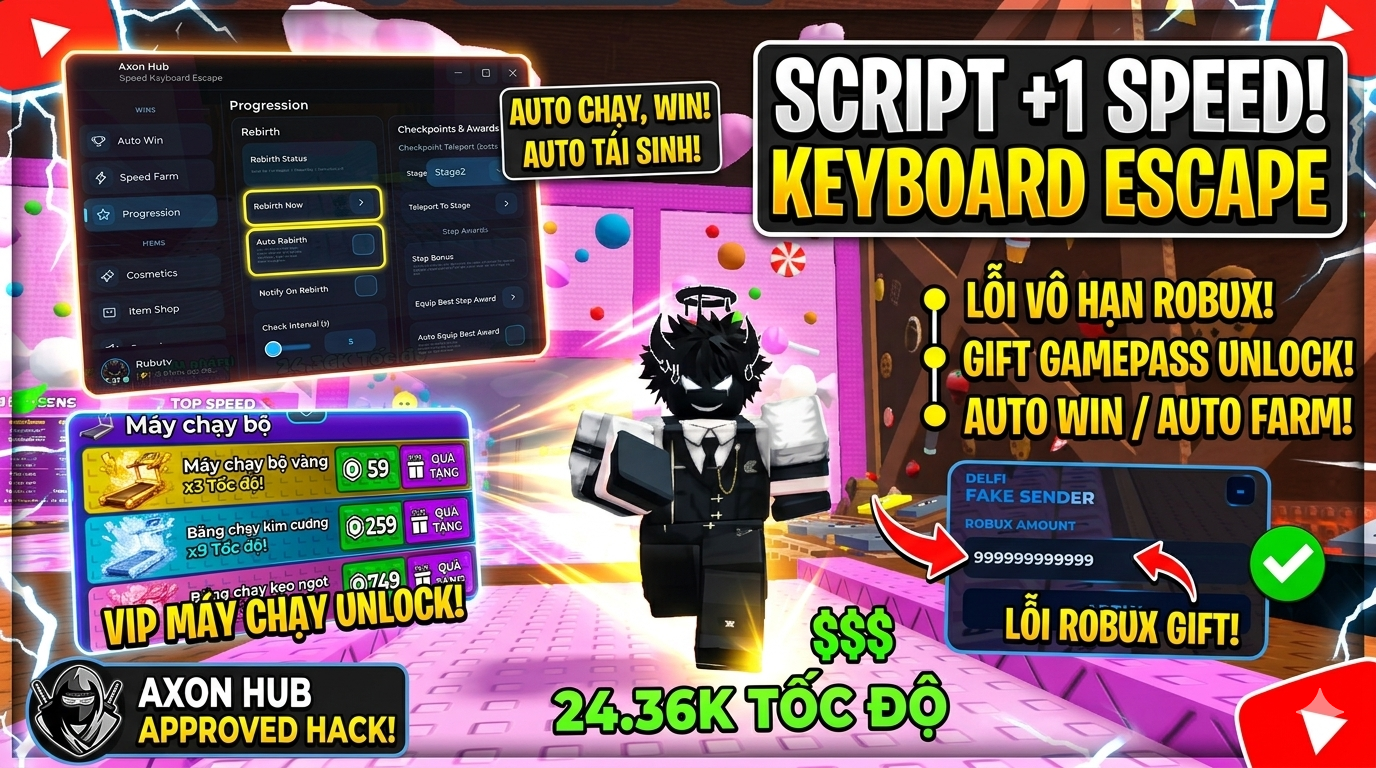 SCRIPT +1 SPEED KEYBOARD ESCAP
