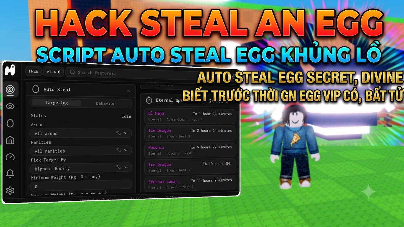 SCRIPT STEAL AN EGG