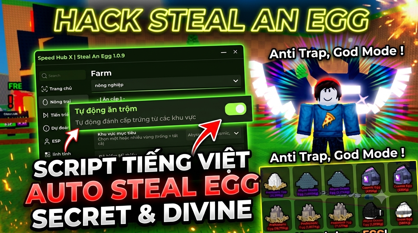 SCRIPT STEAL AN EGG