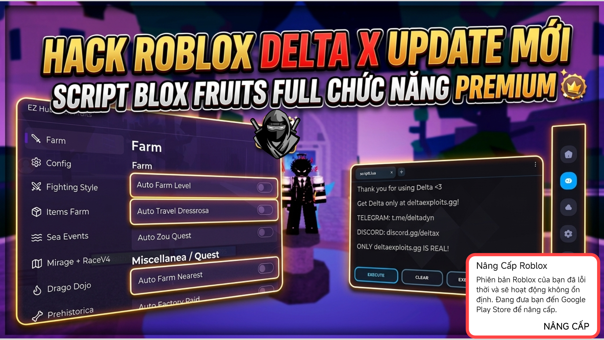 DELTA UPDATE VÀ SCRIPT BLOX FRUITS