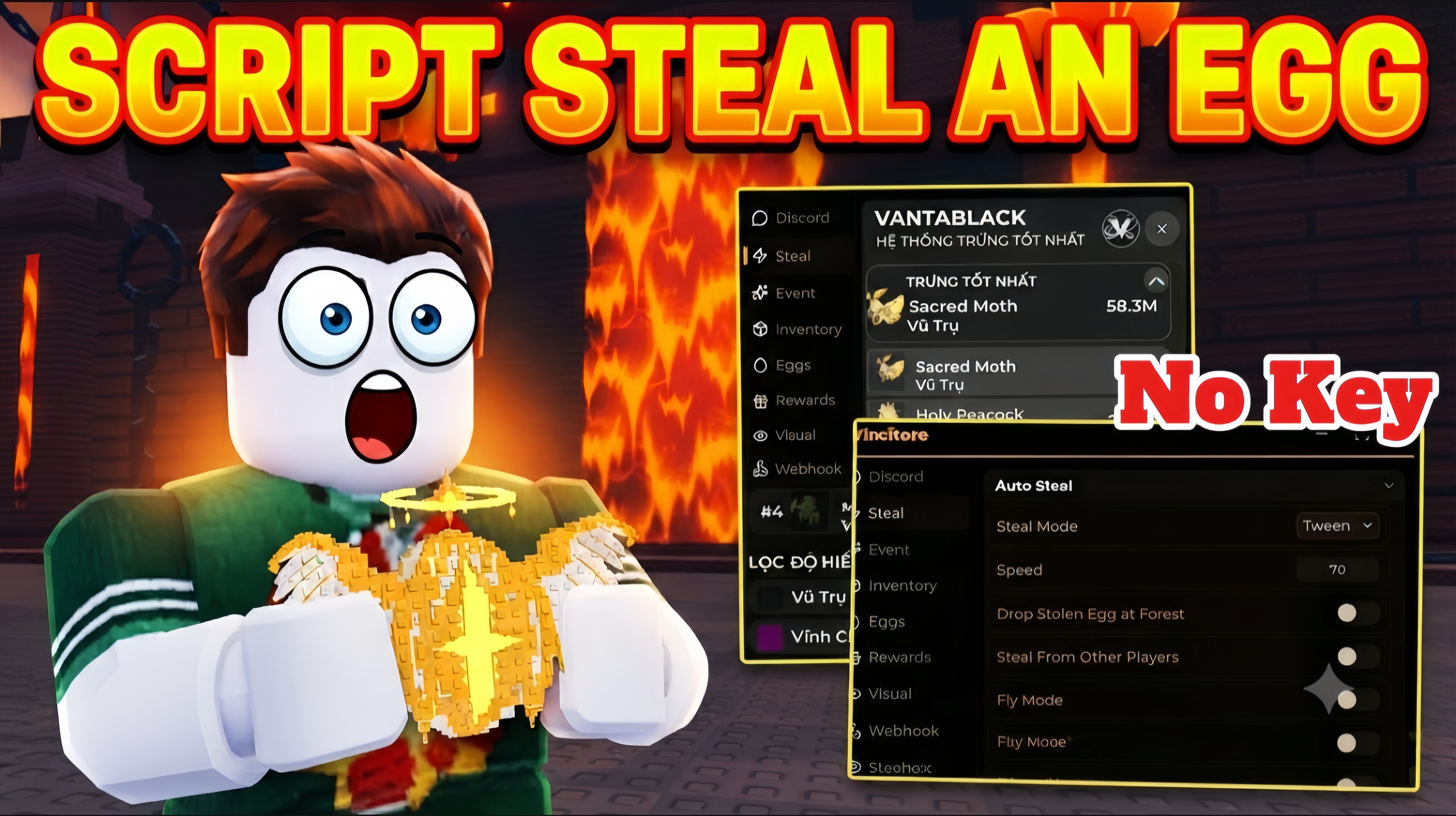 SCRIPT STEAL AN EGG