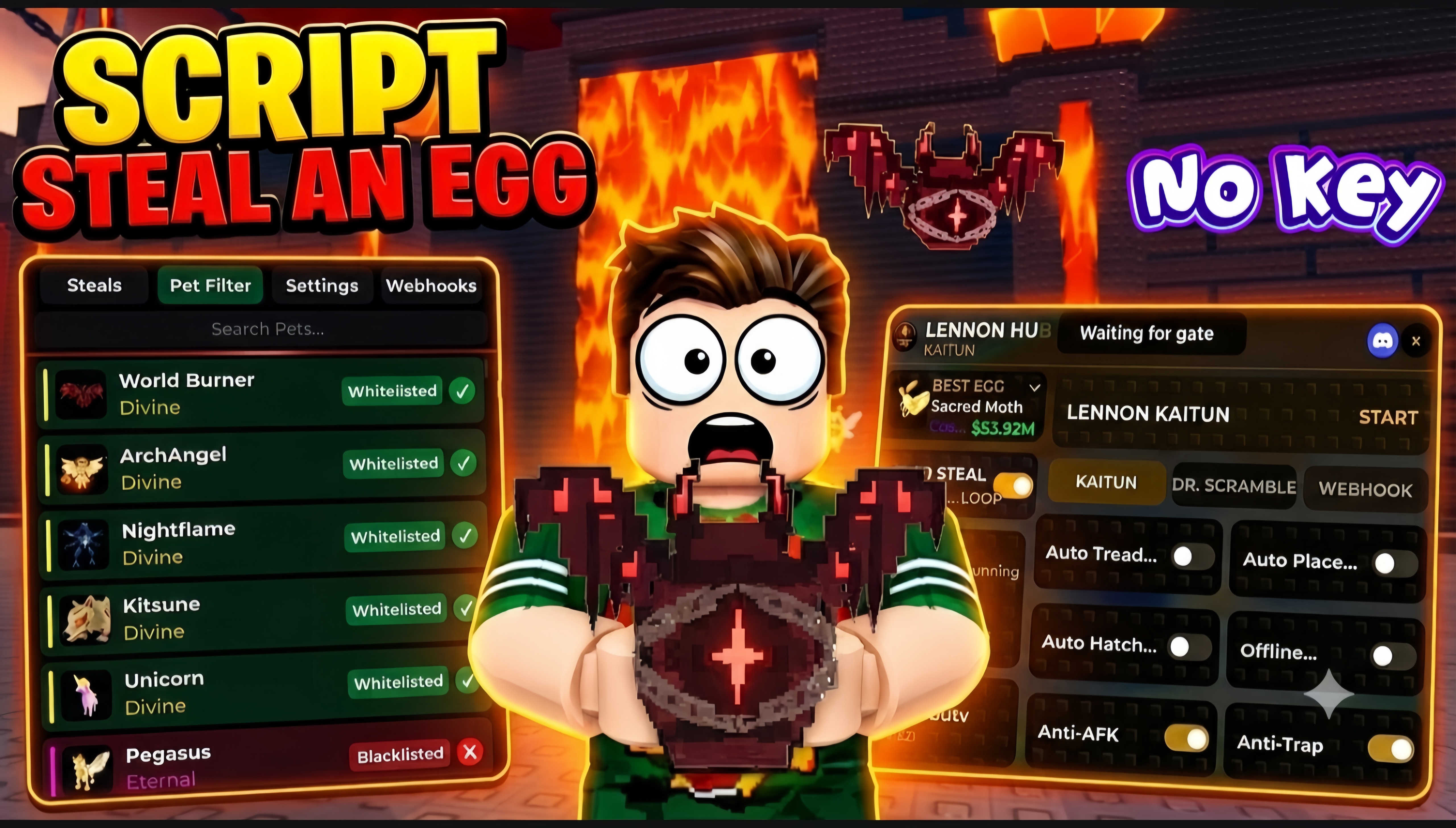 SCRIPT STEAL AN EGG