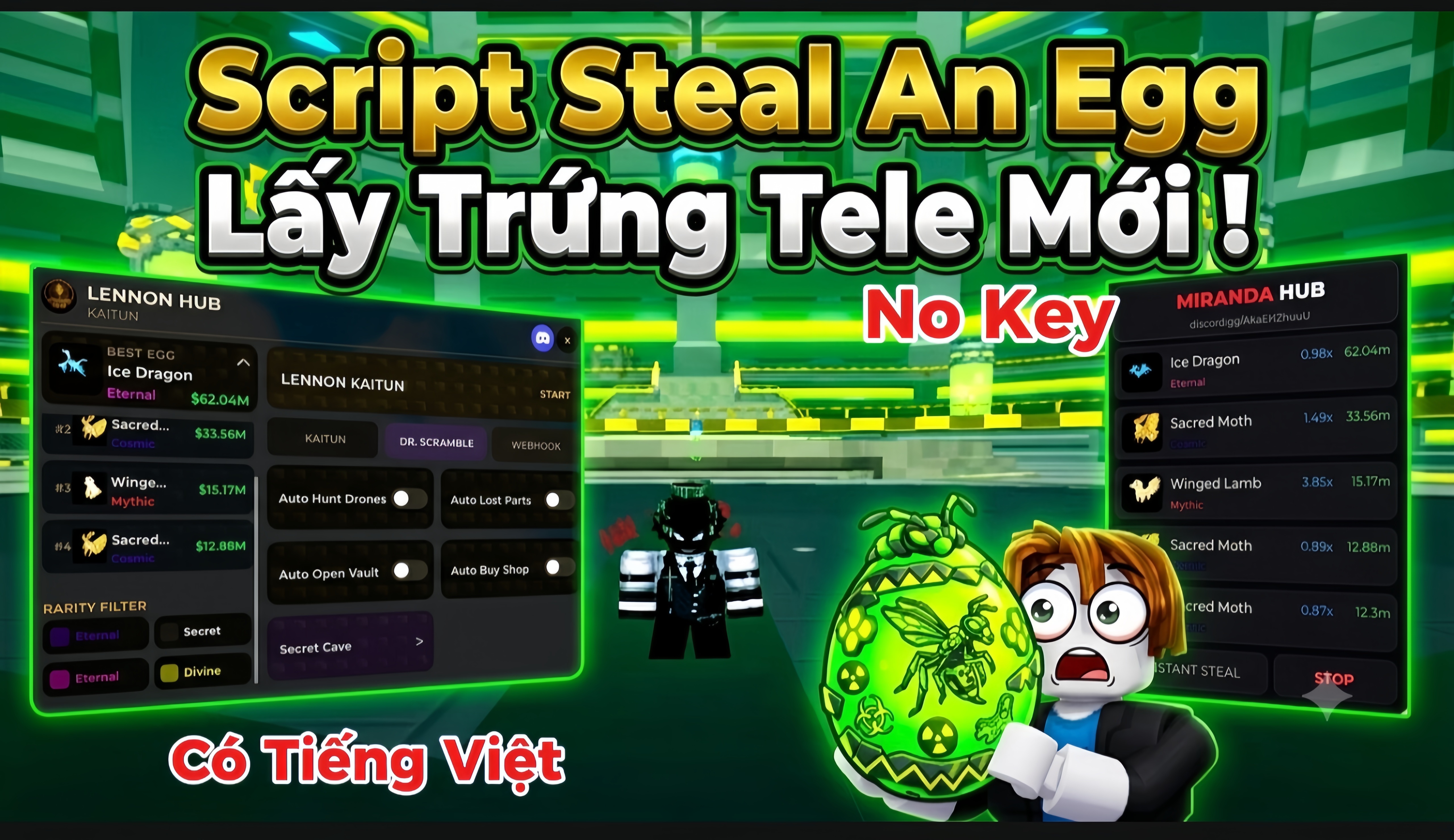 SCRIPT STEAL AN EGG