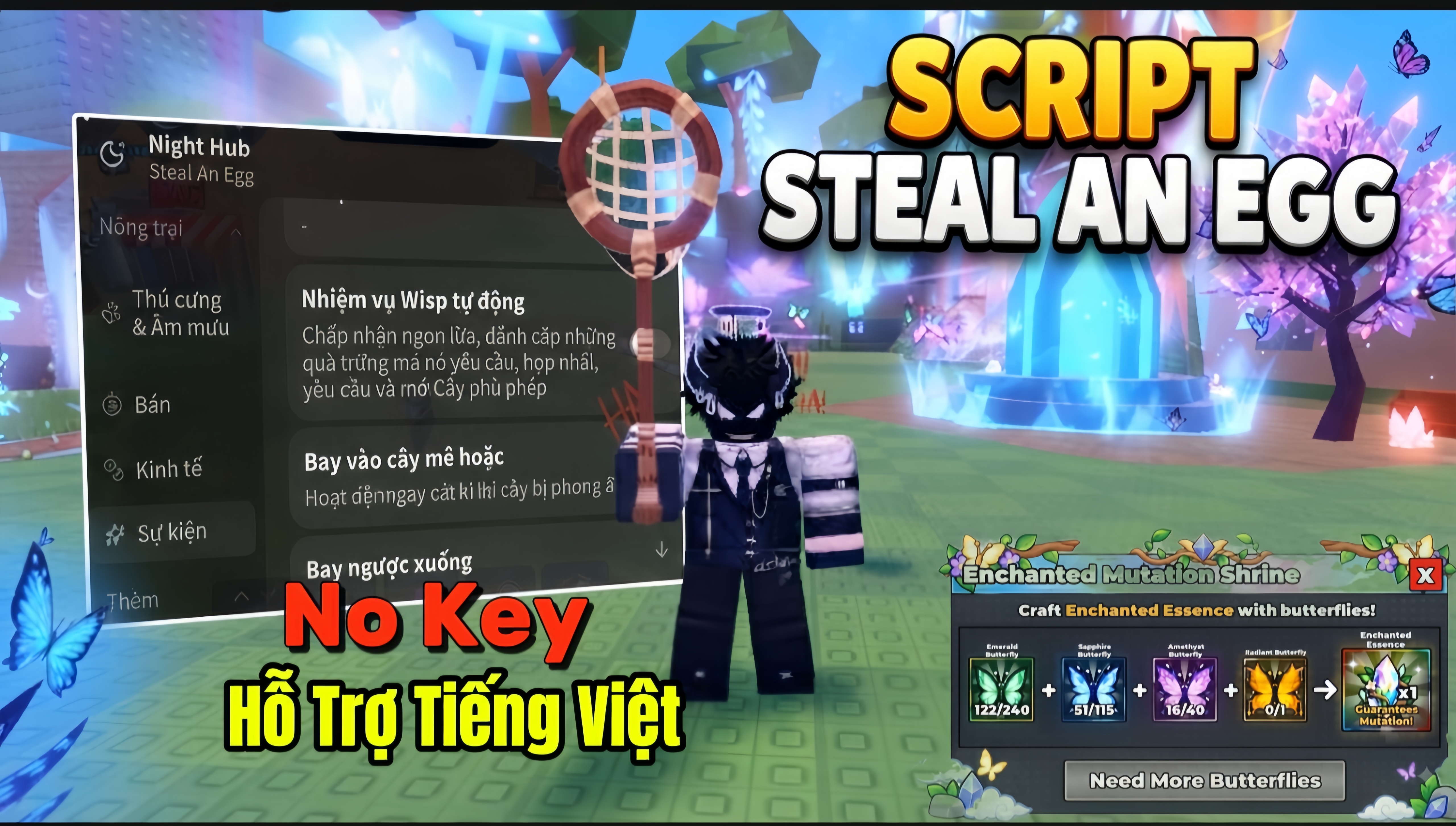 SCRIPT STEAL AN EGG